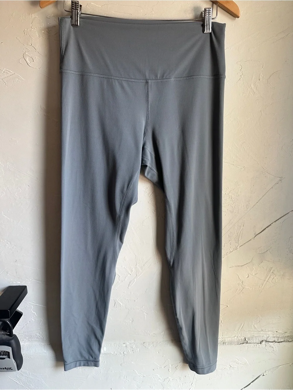 Lululemon Align Leggings Blue Gray Yoga Pilates Athleisure Clean Girl 28” Sz 12
